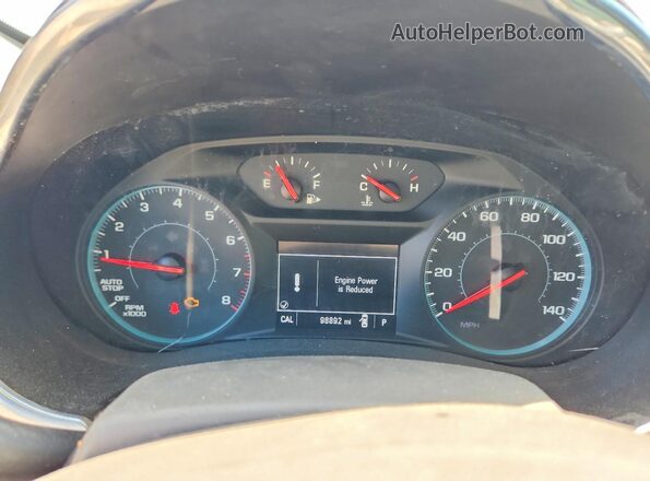 1G1ZD5ST5JF228230 2018 CHEVROLET MALIBU Серебряный Вид щитка приборов