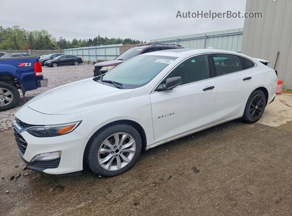 1G1ZD5ST5LF004975 2020 CHEVROLET MALIBU White წინა მარცხენა ხედი სამი მეოთხედიდან