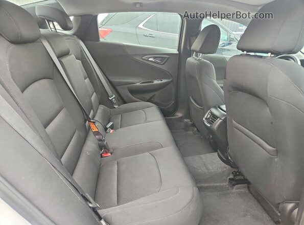 1G1ZD5ST5LF004975 2020 CHEVROLET MALIBU White უკანა სავარძლების ხედი