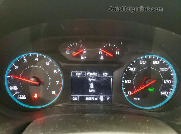 1G1ZD5ST5LF047244 2020 CHEVROLET MALIBU Синий Вид щитка приборов