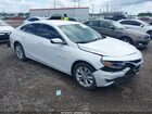 2020 Chevrolet Malibu Fwd Lt White vin: 1G1ZD5ST5LF051858