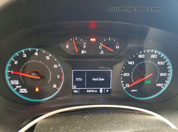 1G1ZD5ST5RF168932 2024 CHEVROLET MALIBU Blue Widok zestawu wskaźników