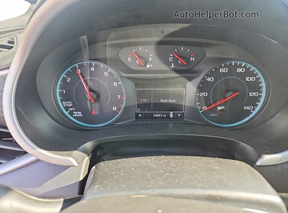 1G1ZD5ST6NF163376 2022 CHEVROLET MALIBU Белый Вид щитка приборов