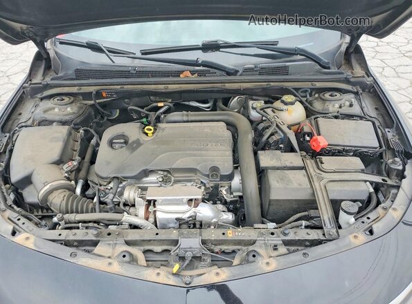 1G1ZD5ST7NF146540 2022 CHEVROLET MALIBU Черный Вид задней части салона