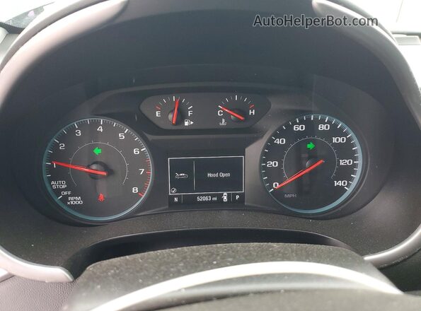 1G1ZD5ST7NF146540 2022 CHEVROLET MALIBU Черный Вид щитка приборов