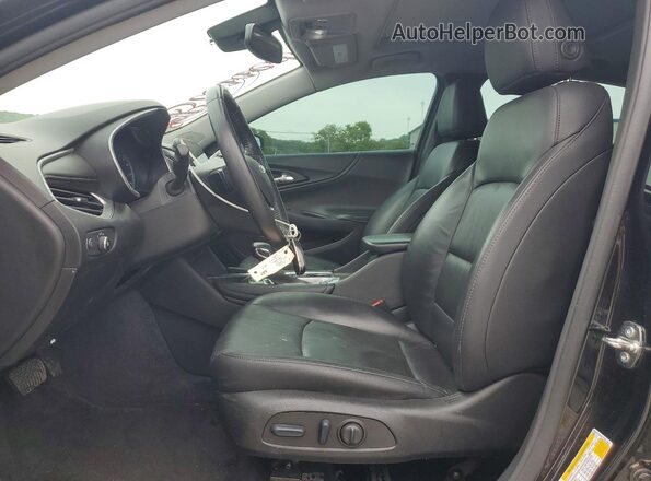 1G1ZD5ST7NF146540 2022 CHEVROLET MALIBU Черный Вид салона спереди