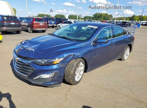 1G1ZD5ST7NF169669 2022 CHEVROLET MALIBU Синий Передняя левая четверть