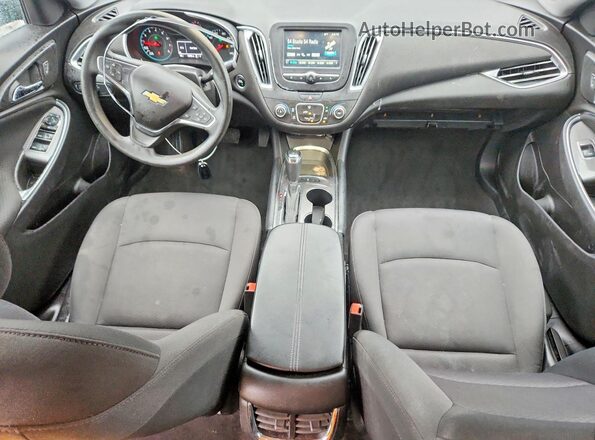 1G1ZD5ST8JF144516 2018 CHEVROLET MALIBU Серый Вид панели приборов