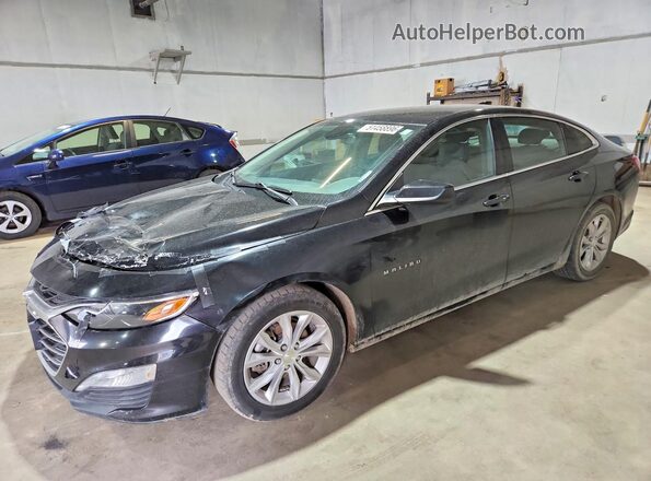 1G1ZD5ST8LF086832 2020 CHEVROLET MALIBU Black Առջևի ձախ երեք քառորդ տեսարան