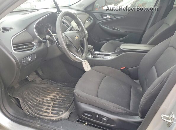1G1ZD5ST8MF026356 2021 CHEVROLET MALIBU Серебряный Вид салона спереди
