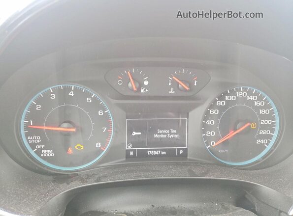 1G1ZD5ST9KF220147 2019 CHEVROLET MALIBU Красный Вид щитка приборов