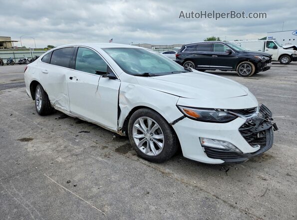 1G1ZD5ST9LF106957 2020 CHEVROLET MALIBU Белый Передняя правая четверть