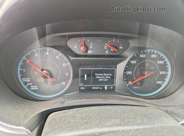 1G1ZD5ST9LF106957 2020 CHEVROLET MALIBU Белый Вид щитка приборов