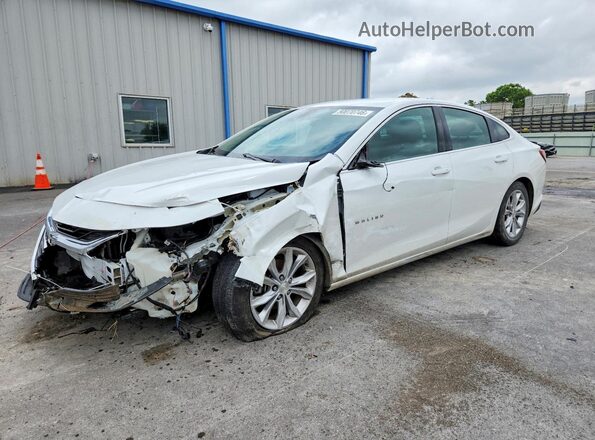 1G1ZD5ST9LF106957 2020 CHEVROLET MALIBU Белый Передняя левая четверть