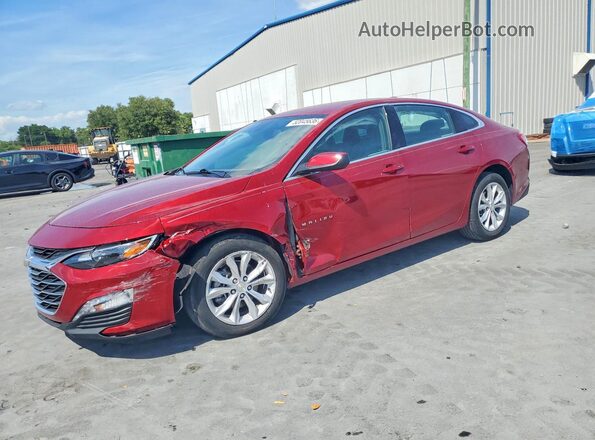1G1ZD5STXMF088485 2021 CHEVROLET MALIBU Красный Передняя левая четверть