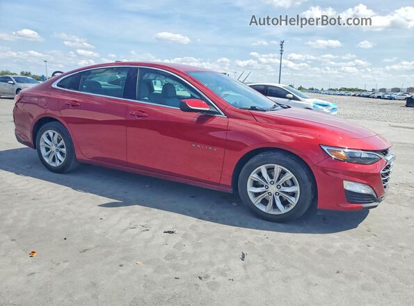 1G1ZD5STXMF088485 2021 CHEVROLET MALIBU Красный Передняя правая четверть