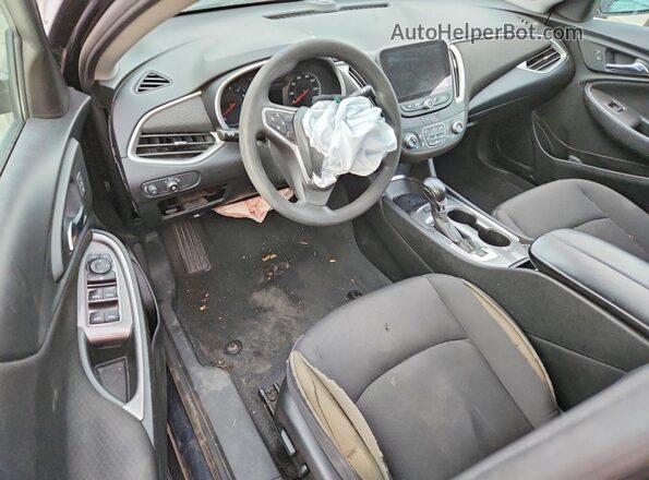 1G1ZD5STXNF176843 2022 CHEVROLET MALIBU Черный Вид панели приборов