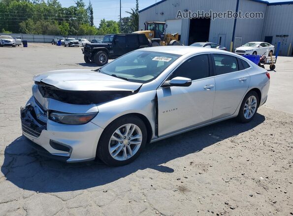 1G1ZE5ST1HF100994 2017 CHEVROLET MALIBU Серебряный Передняя левая четверть