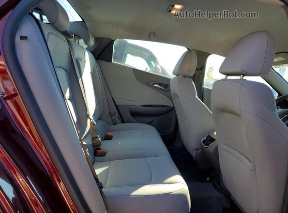 1G1ZE5ST3GF214526 2016 CHEVROLET MALIBU Бордовый Вид задних сидений