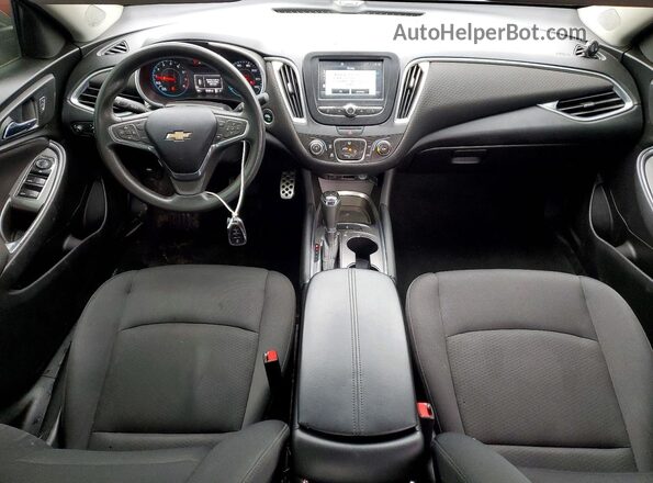 1G1ZE5ST3GF343401 2016 CHEVROLET MALIBU Серый Вид панели приборов