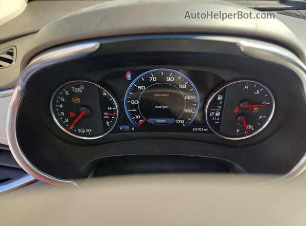 1G1ZE5ST3RF235301 2024 CHEVROLET MALIBU Синий Вид щитка приборов