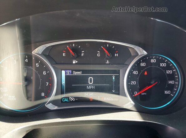 1G1ZE5ST5GF191301 2016 CHEVROLET MALIBU Угольный Вид щитка приборов
