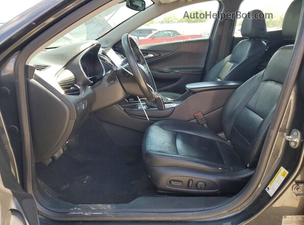 1G1ZE5ST5GF191301 2016 CHEVROLET MALIBU Угольный Вид салона спереди