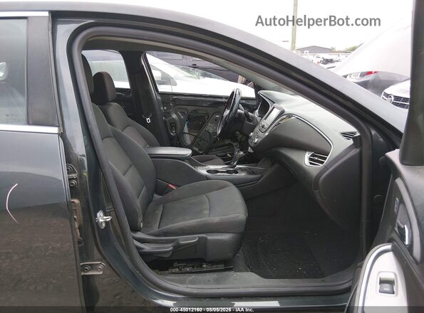 1G1ZE5ST5GF335977 2016 CHEVROLET MALIBU Черный Вид салона спереди