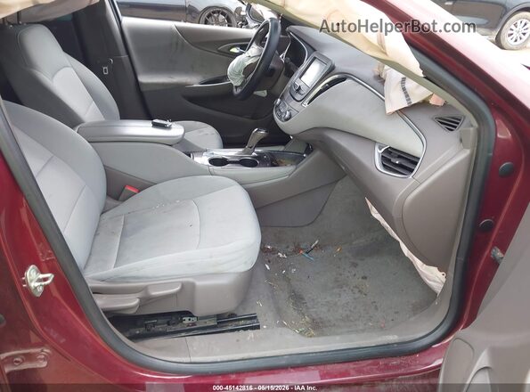 1G1ZE5ST6GF227724 2016 CHEVROLET MALIBU Maroon Вид салону спереду
