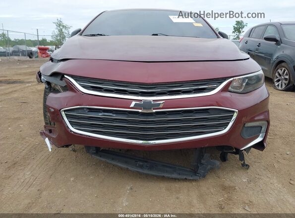 1G1ZE5ST6GF227724 2016 CHEVROLET MALIBU Maroon Вид спереду