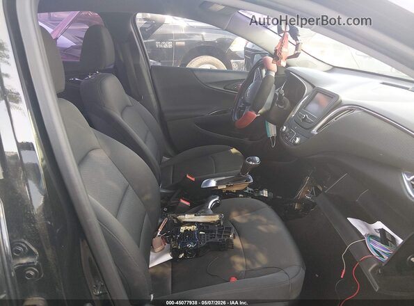 1G1ZE5ST6GF351816 2016 CHEVROLET MALIBU Черный Вид салона спереди