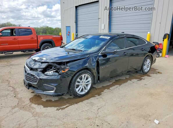 1G1ZE5ST7HF128606 2017 CHEVROLET MALIBU Черный Передняя левая четверть