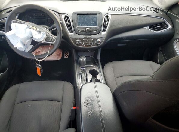 1G1ZE5ST9GF293295 2016 CHEVROLET MALIBU Gray Առջևի վահանակի տեսք