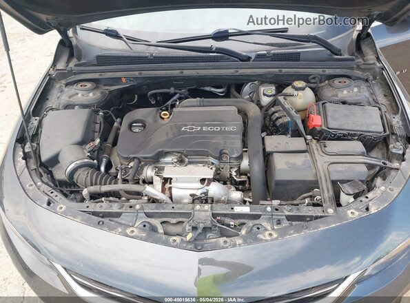1G1ZE5ST9HF201703 2017 CHEVROLET MALIBU Черный Вид сзади