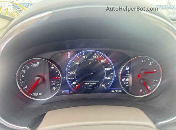 1G1ZE5ST9RF208118 2024 CHEVROLET MALIBU Синий Вид щитка приборов