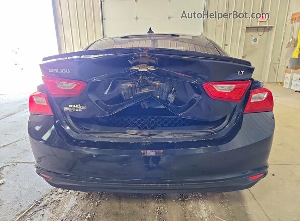 1G1ZE5STXHF244334 2017 CHEVROLET MALIBU Черный Вид сзади