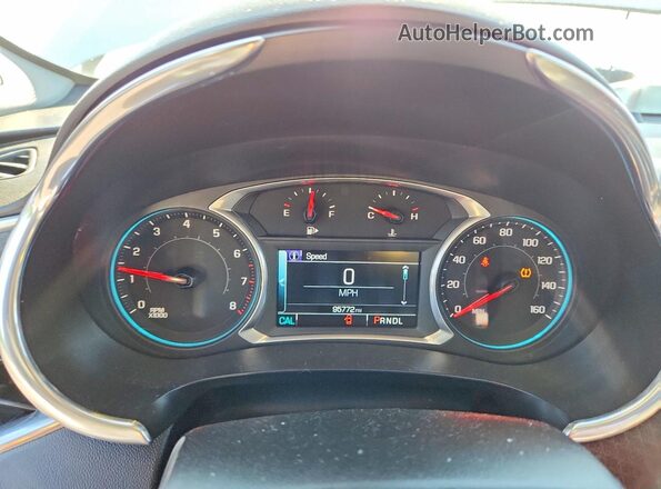1G1ZF5SX0GF318567 2016 CHEVROLET MALIBU Белый Вид щитка приборов