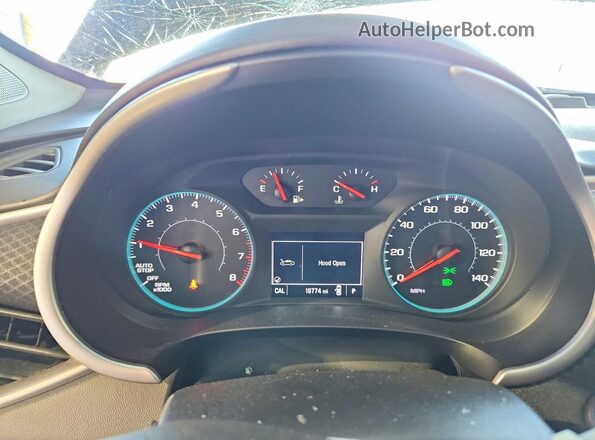 1G1ZG5ST0SF135642 2025 CHEVROLET MALIBU Black Widok zestawu wskaźników
