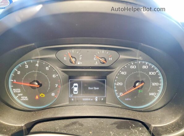 1G1ZG5ST3KF207496 2019 CHEVROLET MALIBU Черный Вид щитка приборов