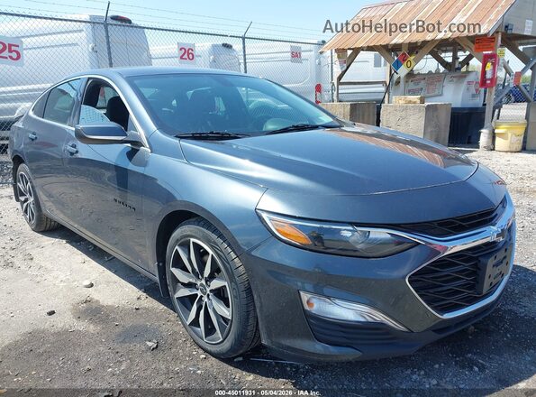 1G1ZG5ST5MF032736 2021 CHEVROLET MALIBU Серый Передняя правая четверть