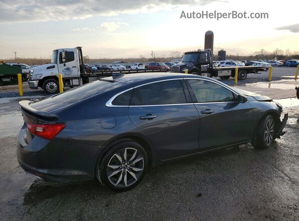 1G1ZG5STXMF046647 2021 CHEVROLET MALIBU Синий Задняя правая четверть