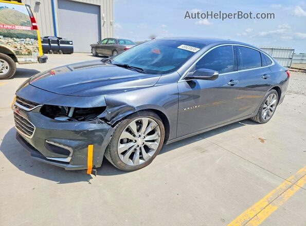 1G1ZH5SX1GF227334 2016 CHEVROLET MALIBU Серый Передняя левая четверть