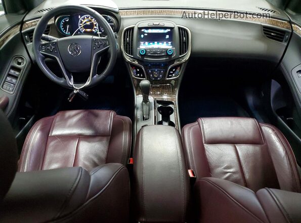 1G4GF5G37GF190201 2016 BUICK LACROSSE Серебряный Вид панели приборов