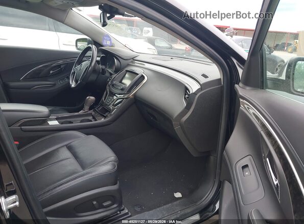 1G4GF5G3XGF188796 2016 BUICK LACROSSE Black Вид салону спереду