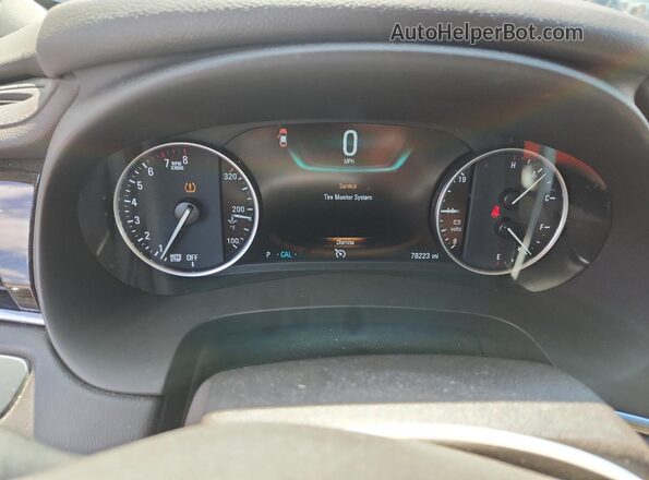 1G4ZP5SS1HU161584 2017 BUICK LACROSSE Зеленый Вид щитка приборов