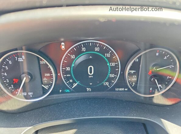 1G4ZP5SS2HU156443 2017 BUICK LACROSSE Черный Вид щитка приборов