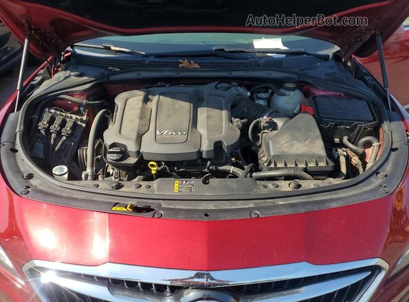 1G4ZP5SS3JU135932 2018 BUICK LACROSSE Красный Вид задней части салона