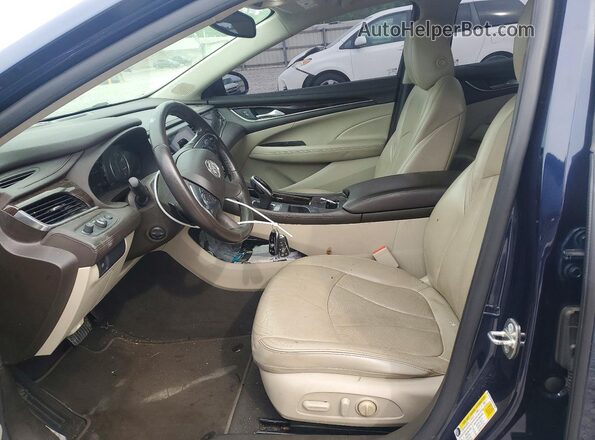 1G4ZP5SS9HU144936 2017 BUICK LACROSSE Синий Вид салона спереди