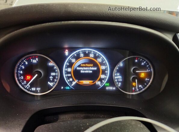 1G4ZP5SSXHU133475 2017 BUICK LACROSSE Белый Вид щитка приборов