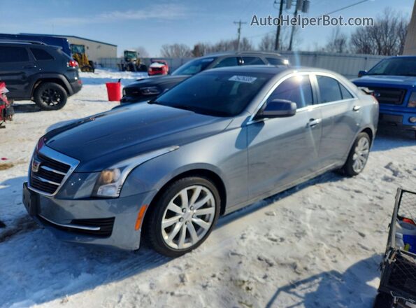 1G6AE5RX4J0113702 2018 CADILLAC ATS Gray Vista tres cuartos delantera izquierda